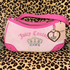 Juicy Couture Pink and Cream Royal Handbag